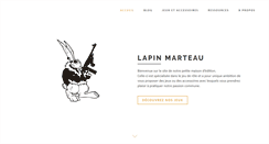 Desktop Screenshot of lapinmarteau.com